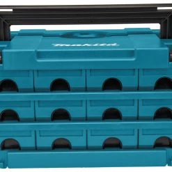 Makita Accessoires M-Box P-84327 Coffret De Transport MAKSTOR Nr.3-12 12 Petits Tiroirs