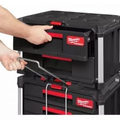 Milwaukee Accessoires Mallette D'assortiment PACKOUT COFFRET 2 TIROIRS -L-Boxx Soldes Magasin packout coffret 2 tiroirs 2